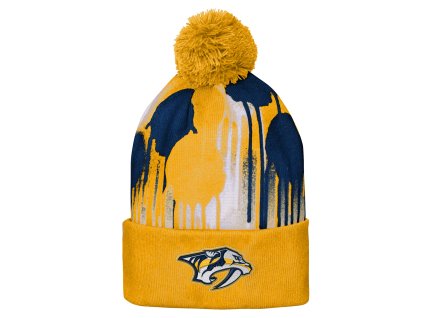 Detská zimná čiapka Nashville Predators Paint Splatter Cuffed