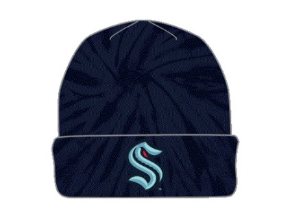 Dětská zimní čepice Seattle Kraken NHL Tie Dye Knit Beanie