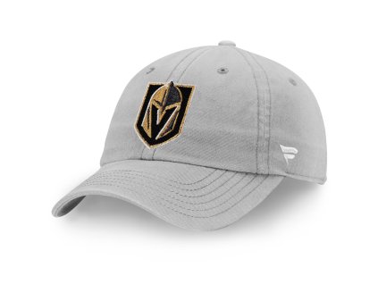 Pánská Kšiltovka Vegas Golden Knights NHL Core Grey Curved Unstructured Strapback Cap Fanatics