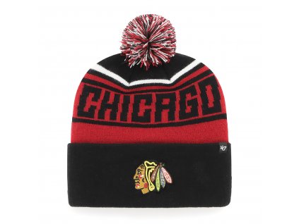 Pánská zimní čepice Chicago Blackhawks Stylus ’47 CUFF KNIT