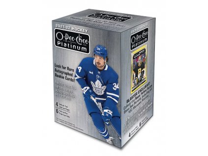 Hokejové karty NHL 2021-22 Upper Deck O-Pee-Chee Platinum Blaster Box