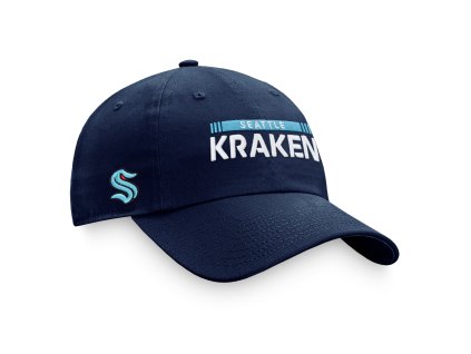 Pánská kšiltovka Seattle Kraken NHL Authentic Pro Game & Train Unstr Adj Traditional Navy