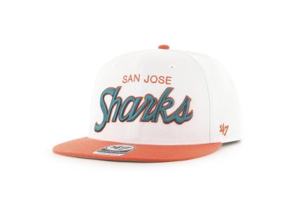 Pánská kšiltovka San Jose Sharks NHL Script Side Two Tone ’47 CAPTAIN