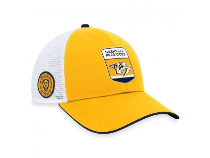 Pánská kšiltovka Nashville Predators Draft 2023 Podium Trucker Adjustable Authentic Pro