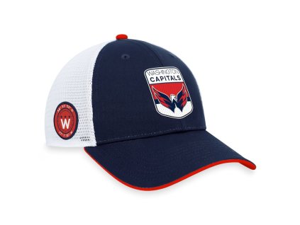 Pánská kšiltovka Washington Capitals NHL Draft 2023 Podium Trucker Adjustable Authentic Pro