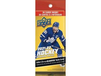Hokejové Karty NHL 2021-22 Upper Deck Extended Series FAT Balíček