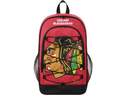 Batoh Chicago Blackhawks FOCO Big Logo Bungee Backpack