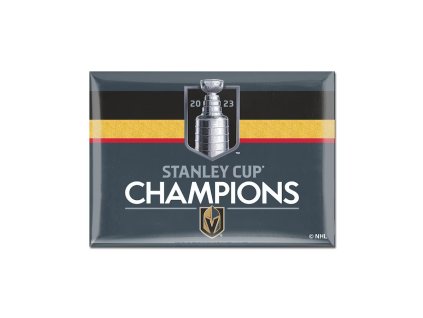 Magnet Vegas Golden Knights NHL 2023 Stanley Cup Champions 2.5" x 3.5" Metal Fridge Magnet