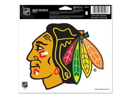 Samolepka Chicago Blackhawks NHL WinCraft Multi Use Primary Logo Decal