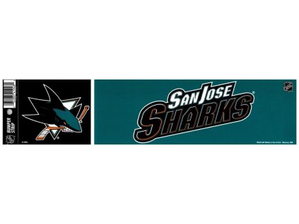 Samolepka San Jose Sharks Bumper Strip