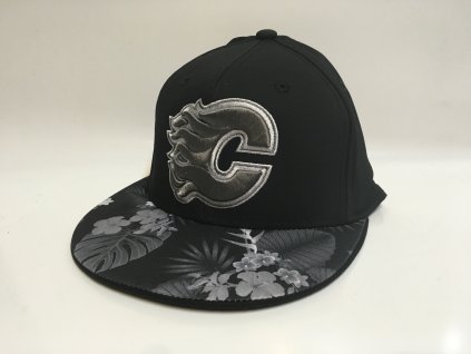 Pánská kšiltovka Calgary Flames NHL Hawaii Flat Flex