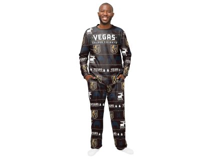 Pánské pyžamo Vegas Golden Knights NHL Ugly Holiday Pajamas