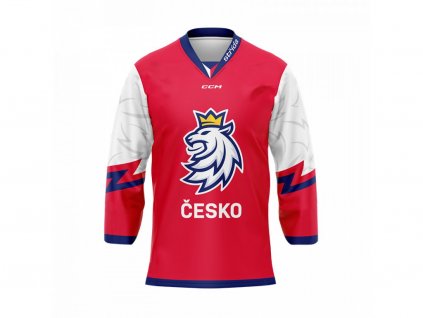 Fan dres CCM Český Hokej ČESKO - červený David Pastrňák #88