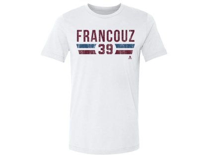 Pánske tričko Colorado Avalanche Pavel Francouz #39 Colorado Font White