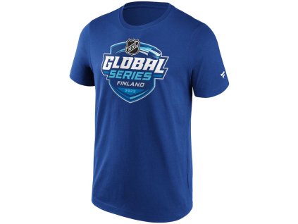 Pánské tričko NHL Global Series 2022 Challenge Finland Primary Logo Graphic T-Shirt
