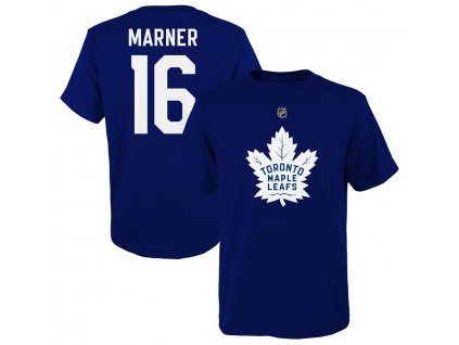 Dětské Tričko Mitch Marner #16 Toronto Maple Leafs Player Name & Number
