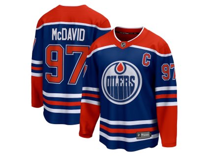 Pánský dres Edmonton Oilers NHL Connor McDavid #97 Breakaway Alternate Jersey