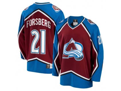 Dres Colorado Avalanche Peter Forsberg #21 Breakaway Retired Player Jersey