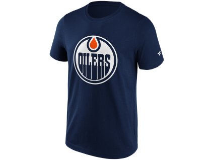 Pánské tričko Edmonton Oilers NHL Primary Logo Graphic T-Shirt