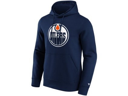 Pánská mikina Edmonton Oilers NHL Primary Logo Graphic Hoodie