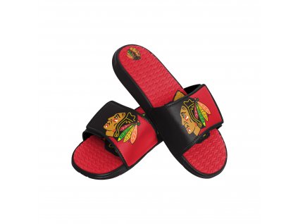 Pánské pantofle Chicago Blackhawks Colorblock Slipper