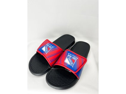 Pánské pantofle New York Rangers NHL Legacy Velcro Sport Slide Slipper