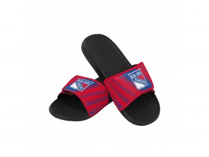 Pánské pantofle New York Rangers NHL Legacy Velcro Sport Slide Slipper