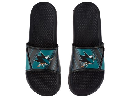 Pánské pantofle San Jose Sharks NHL Legacy Velcro Sport Slide Slipper