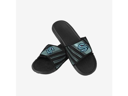 Pánské pantofle Seattle Kraken NHL Legacy Velcro Sport Slide Slipper