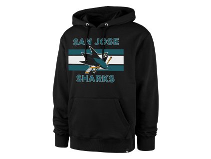 Pánská mikina San Jose Sharks NHL ’47 BURNSIDE Pullover Hood