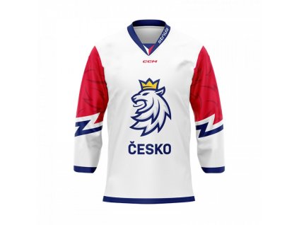 Fan dres CCM Český Hokej ČESKO - bílý David Krejčí #46