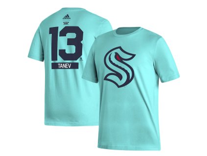 Pánské tričko Seattle Kraken NHL Brandon Tanev #13 adidas Reverse Retro 2.0