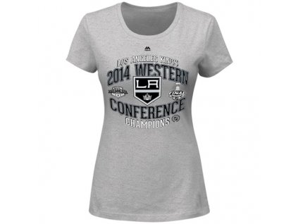 Dámske tričko Los Angeles Kings 2014 Western Conference Champions Five Hole