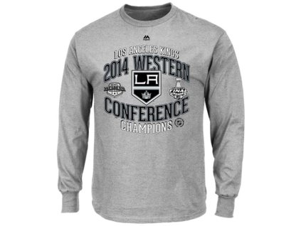 Pánské tričko Los Angeles Kings NHL 2014 Western Conference Champions Five Hole - dlouhý rukáv