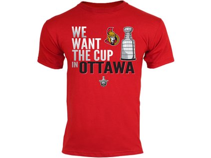 Pánské tričko - Want The Cup - Ottawa Senators NHL