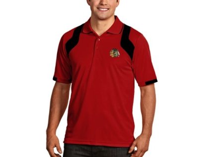 Pánské tričko Chicago Blackhawks NHL Fusion Polo - červené