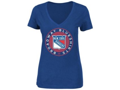 Dámské tričko New York Rangers NHL The Draft V-Neck