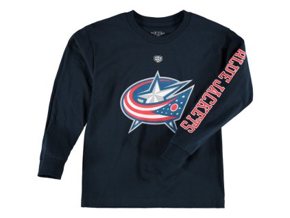 Dětské tričko Columbus Blue Jackets NHL Old Time Hockey Two Hit Long Sleeve