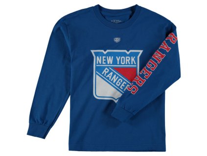 Dětské tričko New York Rangers NHL Old Time Hockey Two Hit Long Sleeve