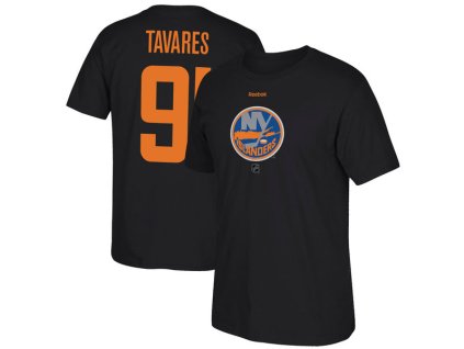 Pánské tričko John Tavares #91 New York Islanders NHL Reflect Logo Name & Number