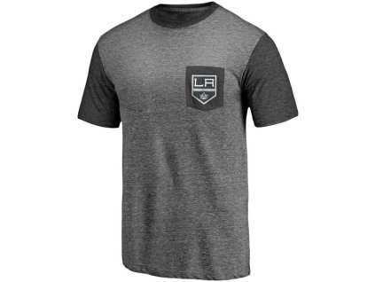 Pánské tričko Los Angeles Kings NHL Refresh Tri-Blend Pocket