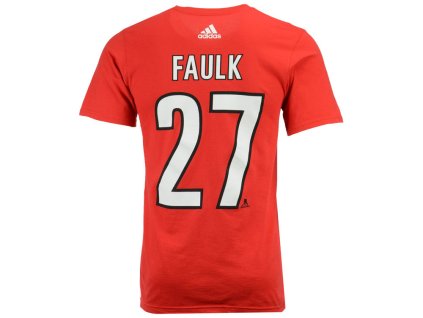 Pánské tričko #27 Justin Faulk Carolina Hurricanes NHL