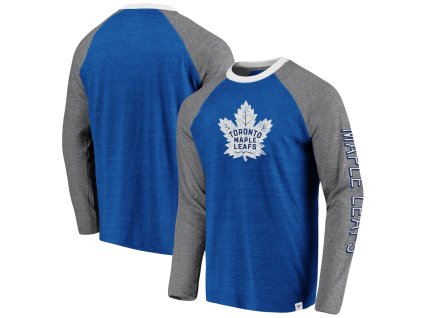 Pánské tričko Toronto Maple Leafs NHL True Classics Tri-Blend Raglan