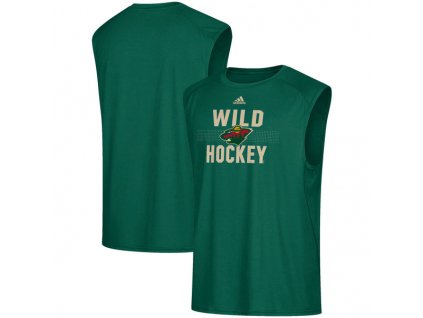 Tílko Minnesota Wild Puck Side Climalite Tank Top