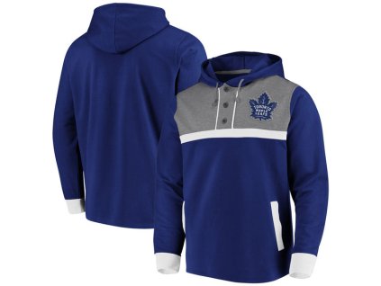 Mikina Toronto Maple Leafs True Classics 3-Button Pullover Hoodie