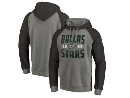 Pánská mikina Dallas Stars NHL Timeless Collection Antique Stack Tri-Blend Raglan