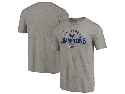 Pánské tričko Washington Capitals NHL 2018 Eastern Conference Champions Boarding Tri-Blend