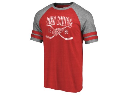 Pánské tričko Detroit Red Wings NHL Line Shift Tri-Blend
