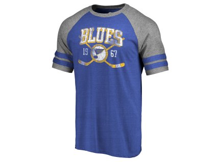 Pánské tričko St. Louis Blues NHL Line Shift Tri-Blend