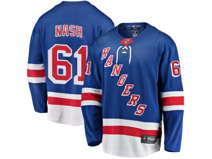 Pánský dres New York Rangers NHL #61 Rick Nash Fanatics Branded Breakaway Home